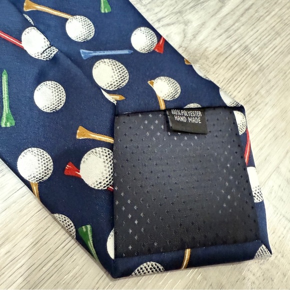 Parquet Golf Themed Necktie - Picture 7 of 12